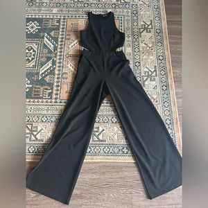 Express Black Wide Leg Jumpsuit, like new! Medium